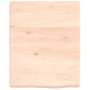 Estante de pared madera maciza roble sin tratar 40x50x(2-6) cm