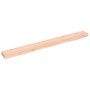 Estante de pared madera maciza de roble sin tratar 100x10x4 cm