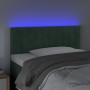 LED-Kopfteil aus dunkelgrünem Samt, 90 x 5 x 78/88 cm von vidaXL, Kopf- und Fußteile - Ref: Foro24-3121889, Preis: 52,09 €, R...