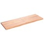 Estante pared madera roble tratada marrón claro 180x60x(2-6) cm en Estantes y estanterías | Comprar online en Foro24
