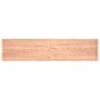 Estante pared madera roble tratada marrón claro 220x50x(2-6) cm en Estantes y estanterías | Comprar online en Foro24