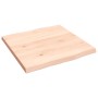 Tablero de mesa madera maciza roble borde natural 40x40x2 cm en Tableros para mesas | Comprar online en Foro24