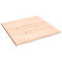 Tablero de mesa madera maciza roble borde natural 60x60x2 cm en Tableros para mesas | Comprar online en Foro24
