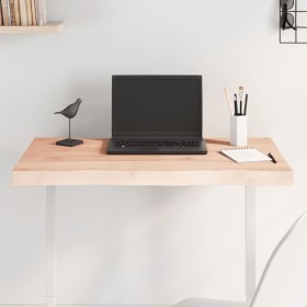 Tablero de mesa madera maciza borde natural 80x40x(2-4) cm Tablero de mesa madera maciza borde natural 80x40x(2-4) cm