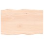 Tablero de mesa madera maciza roble borde natural 80x50x2 cm en Tableros para mesas | Comprar online en Foro24