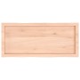Tablero de mesa madera maciza borde natural 100x40x(2-6) cm