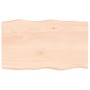 Tablero de mesa madera maciza borde natural 100x60x(2-6) cm en Tableros para mesas | Comprar online en Foro24