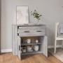 Sonoma graues Sperrholz-Sideboard 80x33x70 cm von vidaXL, Sideboards - Ref: Foro24-816574, Preis: 94,28 €, Rabatt: %