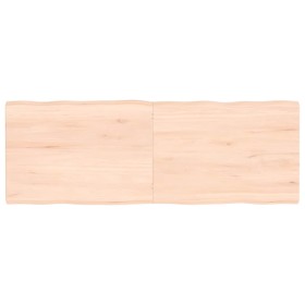 Tablero de mesa madera maciza borde natural 140x50x(2-4) cm Tablero de mesa madera maciza borde natural 140x50x(2-4) cm