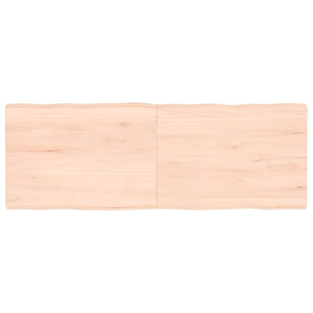 Tablero de mesa madera maciza borde natural 140x50x(2-4) cm