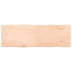 Tablero de mesa madera maciza borde natural 180x60x(2-4) cm Tablero de mesa madera maciza borde natural 180x60x(2-4) cm