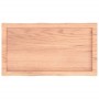Tablero mesa madera tratada borde natural marrón 80x40x(2-4) cm en Tableros para mesas | Comprar online en Foro24