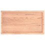 Tablero mesa madera tratada borde natural marrón 100x50x(2-4)cm en Tableros para mesas | Comprar online en Foro24