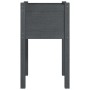 Planters 2 units solid gray pine wood 40x40x70 cm by vidaXL, Pots and planters - Ref: Foro24-810794, Price: 51,98 €, Discount: %