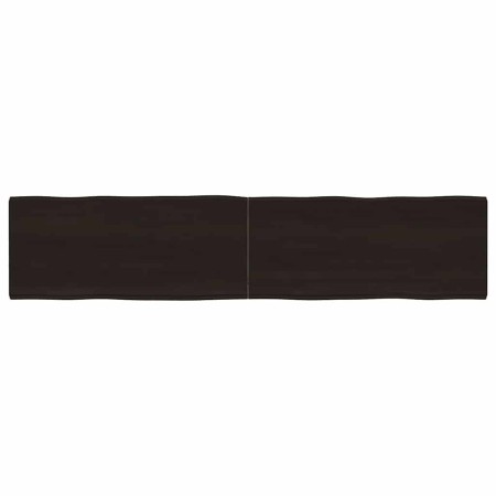 Tablero mesa madera tratada borde vivo marrón 180x40x(2-4) cm en Tableros para mesas | Comprar online en Foro24