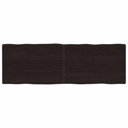 Tablero mesa madera tratada borde vivo marrón 180x60x(2-4) cm en Tableros para mesas | Comprar online en Foro24