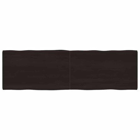 Tablero mesa madera tratada borde vivo marrón 200x60x(2-6) cm en Tableros para mesas | Comprar online en Foro24