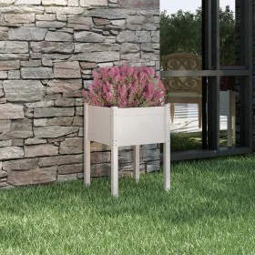 Solid white pine wood planter 50x50x70 cm by vidaXL, Pots and planters - Ref: Foro24-810801, Price: 31,45 €, Discount: %