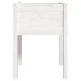 Jardinera de madera maciza de pino blanco 50x50x70 cm de vidaXL, Maceteros y jardineras - Ref: Foro24-810801, Precio: 31,45 €...