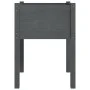 Pflanzgefäß aus massivem Kiefernholz grau 50x50x70 cm von vidaXL, Töpfe und Pflanzgefäße - Ref: Foro24-810803, Preis: 31,45 €...