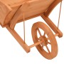 Jardinera con forma de carretilla madera de abeto 128x45,5x43cm