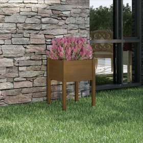Honey brown solid pine wood planter 50x50x70 cm by vidaXL, Pots and planters - Ref: Foro24-810805, Price: 35,80 €, Discount: %