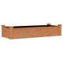 Jardinera arriate forro madera maciza abeto marrón 120x45x25 cm en Maceteros y jardineras | Comprar online en Foro24