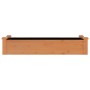 Jardinera arriate forro madera maciza abeto marrón 120x45x25 cm en Maceteros y jardineras | Comprar online en Foro24