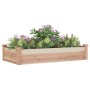 Jardinera arriate con forro madera maciza abeto 120x60x25 cm