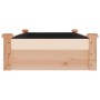Jardinera arriate con forro madera maciza abeto 120x60x25 cm