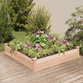Jardinera arriate con forro madera maciza abeto 120x60x25 cm Jardinera arriate con forro madera maciza abeto 120x60x25 cm