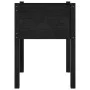 2 solid black pine wood planters 50x50x70 cm by vidaXL, Pots and planters - Ref: Foro24-810808, Price: 54,69 €, Discount: %