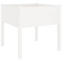 Solid white pine wood planter 70x70x70 cm by vidaXL, Pots and planters - Ref: Foro24-810811, Price: 41,02 €, Discount: %