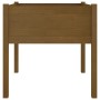 Planters 2 pcs solid honey brown pine wood 70x70x70 cm by vidaXL, Pots and planters - Ref: Foro24-810816, Price: 82,26 €, Dis...