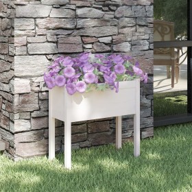 Solid white pine wood planter 70x31x70 cm by vidaXL, Pots and planters - Ref: Foro24-810821, Price: 48,28 €, Discount: %
