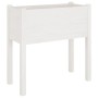 Solid white pine wood planter 70x31x70 cm by vidaXL, Pots and planters - Ref: Foro24-810821, Price: 48,28 €, Discount: %