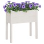 Solid white pine wood planter 70x31x70 cm by vidaXL, Pots and planters - Ref: Foro24-810821, Price: 48,28 €, Discount: %