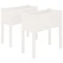 2 solid pine wood planters 70x31x70 cm by vidaXL, Pots and planters - Ref: Foro24-810822, Price: 84,07 €, Discount: %