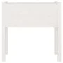 Pflanzgefäße 2 Stück massives Zirbenholz weiß 70x31x70 cm von vidaXL, Töpfe und Pflanzgefäße - Ref: Foro24-810822, Preis: 84,...