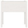 Pflanzgefäße 2 Stück massives Zirbenholz weiß 70x31x70 cm von vidaXL, Töpfe und Pflanzgefäße - Ref: Foro24-810822, Preis: 85,...