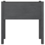 Solid gray pine wood planter 70x31x70 cm by vidaXL, Pots and planters - Ref: Foro24-810823, Price: 51,84 €, Discount: %