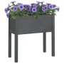 Solid gray pine wood planter 70x31x70 cm by vidaXL, Pots and planters - Ref: Foro24-810823, Price: 51,10 €, Discount: %