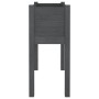 Planters 2 pcs solid gray pine wood 70x31x70 cm by vidaXL, Pots and planters - Ref: Foro24-810824, Price: 92,70 €, Discount: %
