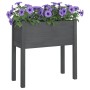 Planters 2 pcs solid gray pine wood 70x31x70 cm by vidaXL, Pots and planters - Ref: Foro24-810824, Price: 92,70 €, Discount: %