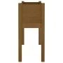 Honey brown solid pine wood planter 70x31x70 cm by vidaXL, Pots and planters - Ref: Foro24-810825, Price: 48,97 €, Discount: %