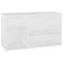 White plywood shoe bench 80x30x45 cm by vidaXL, Shoe racks and shoe organizers - Ref: Foro24-808747, Price: 50,48 €, Discount: %
