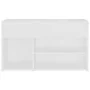 White plywood shoe bench 80x30x45 cm by vidaXL, Shoe racks and shoe organizers - Ref: Foro24-808747, Price: 50,48 €, Discount: %