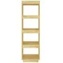 Solid pine wood shelf/space divider 40x35x135 cm by vidaXL, Bookcases and shelves - Ref: Foro24-810849, Price: 52,31 €, Disco...