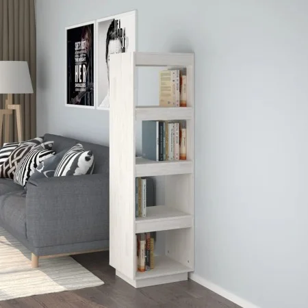 Regal/Raumteiler aus weißem Kiefernholz, 40 x 35 x 135 cm von vidaXL, Bücherregale und Regale - Ref: Foro24-810850, Preis: 55...