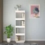Regal/Raumteiler aus weißem Kiefernholz, 40 x 35 x 135 cm von vidaXL, Bücherregale und Regale - Ref: Foro24-810850, Preis: 55...